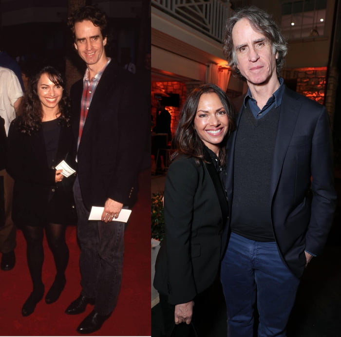 Susanna Hoffs of the Bangles with her husband Jay Roach (director of ...