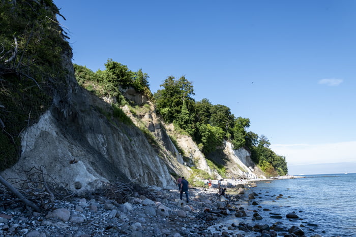 Chalk cliffs on the island of Rügen in Germany - 9GAG