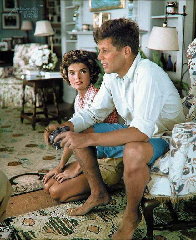 JFK Playing Xbox One Colourised Circa 1953 9GAG