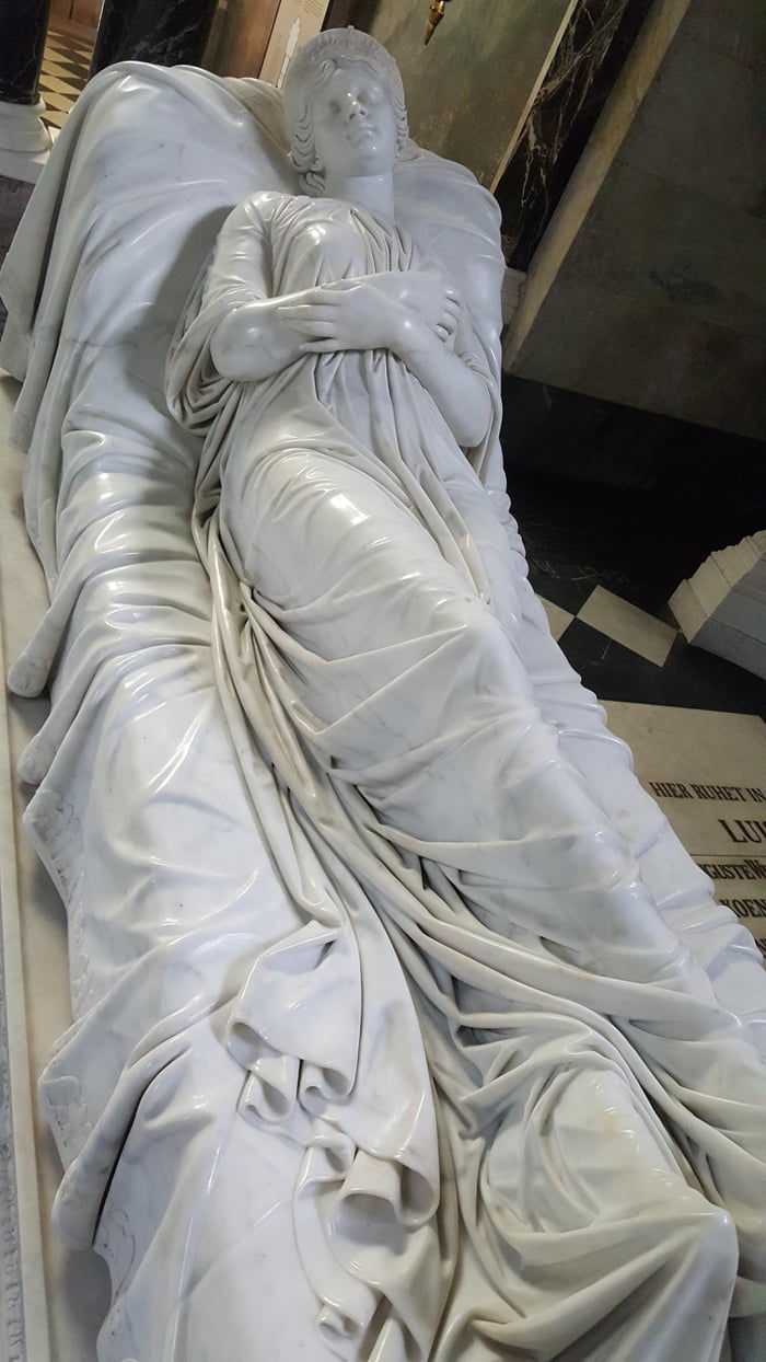 anime marble statue