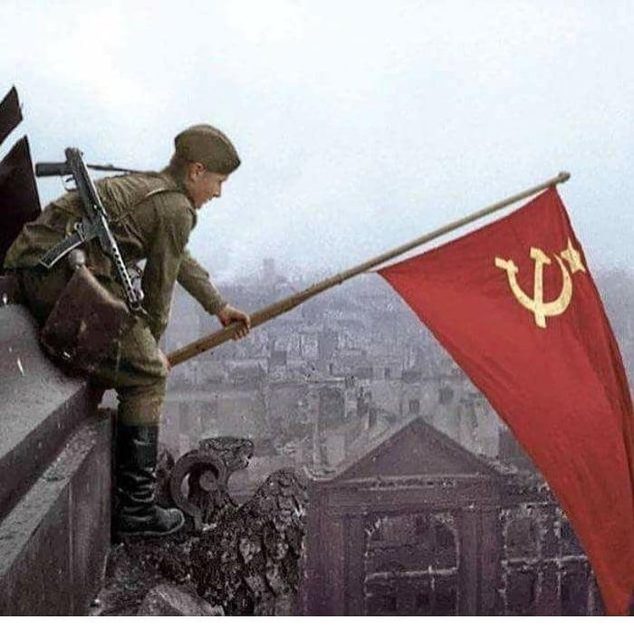 Soviet Flag Over Reichstag