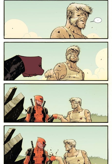 From The Pages Of Deadpool Vs Old Man Logan 9gag