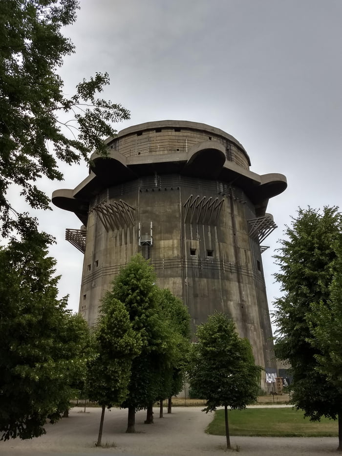 A Flak Tower Anti Aircraft Tower In Augarten Vienna 9gag