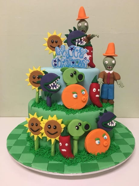 Plants Vs Zombies Cake 9gag