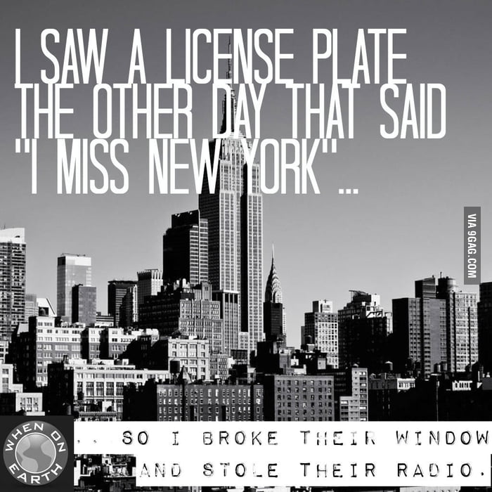 "I Miss New York" 9GAG