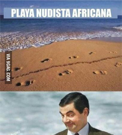 African nude beach... - 9GAG