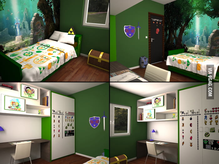 Zelda themed room 9GAG