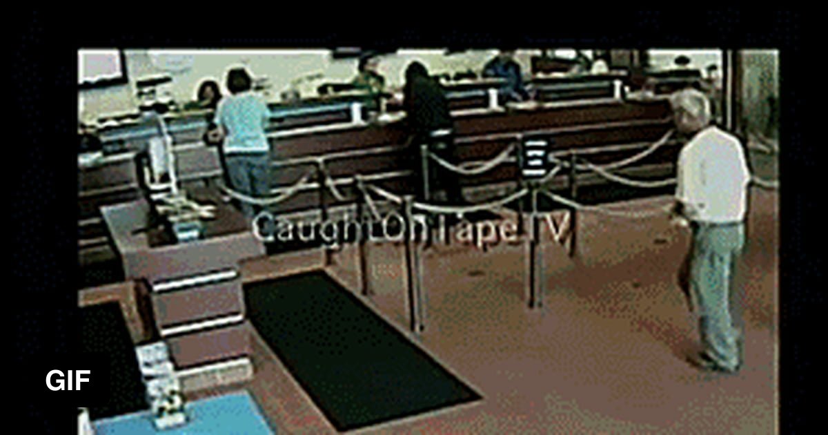 Brave grandpa tackles bank robber - 9GAG