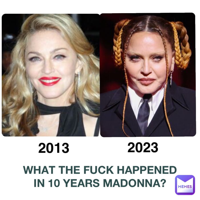Madonna's F**ked Up Face - 9GAG