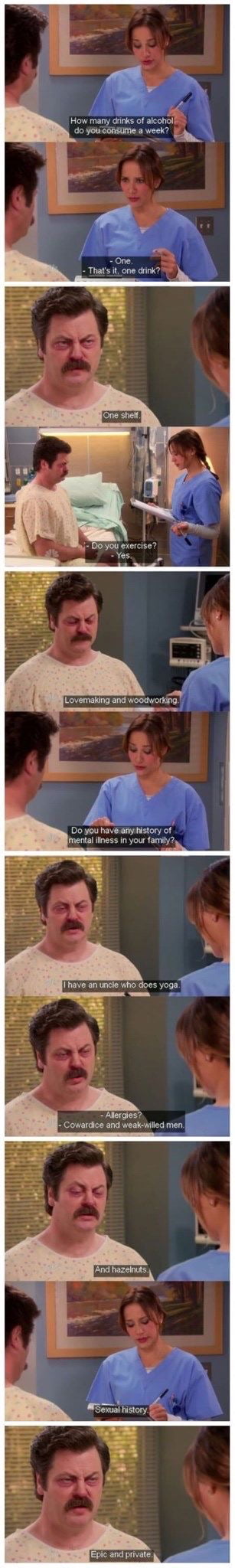 Funny Ron Swanson moment - 9GAG