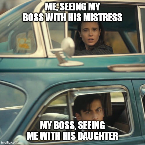 We just locked eyes for a moment and never talked about it 9GAG