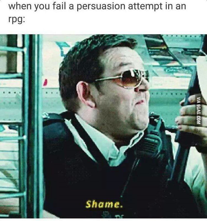 Shame indeed..(cocks gun) - 9GAG