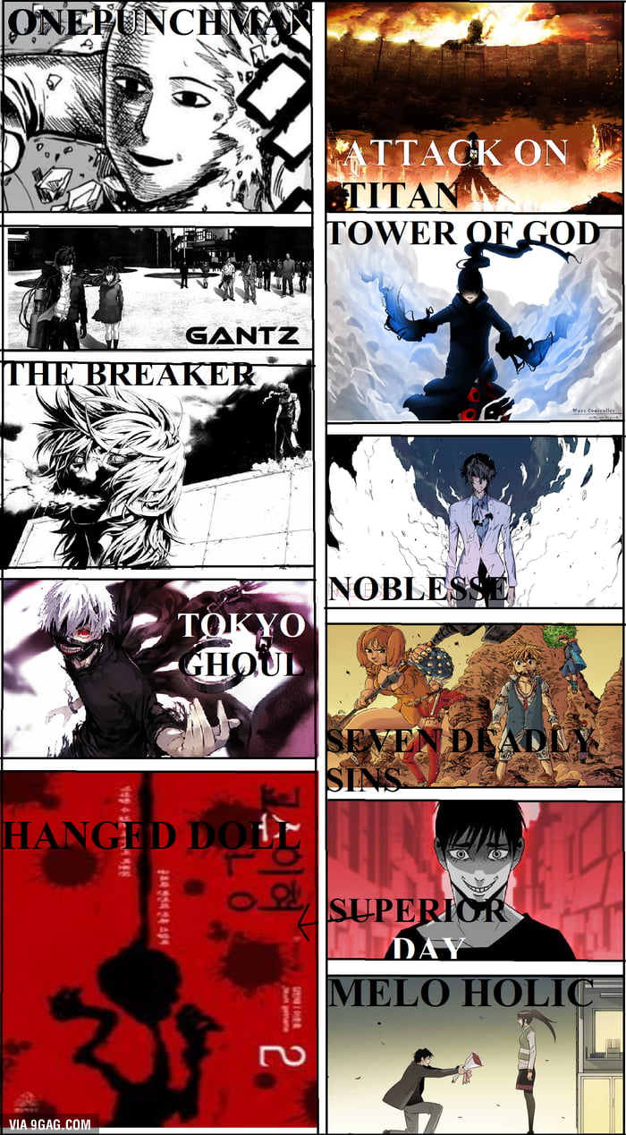 Since U Liked My Anime List These Are My Top Mangas D 9gag