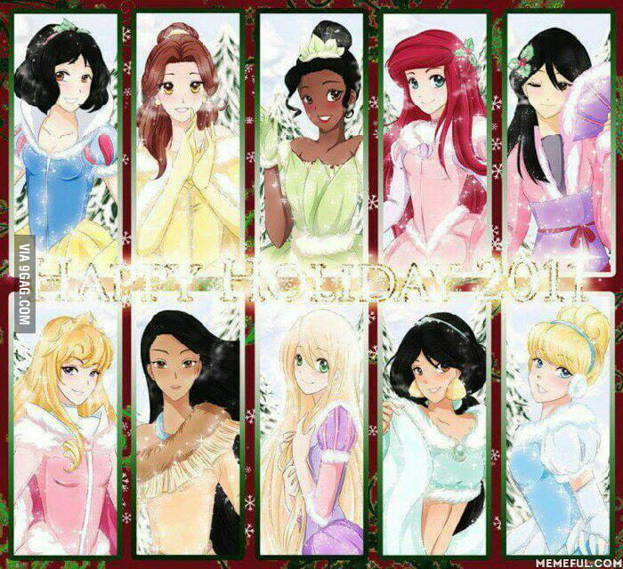 Anime Disney Princesses  Fan Art  Media Chomp