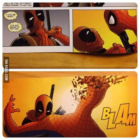 Deadpool Kills Spiderman 9gag