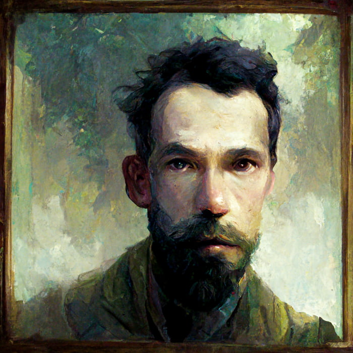 midjourney ai self portrait