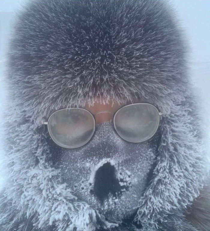 It's -50C today in ten districts of Yakutia, Russia's largest and