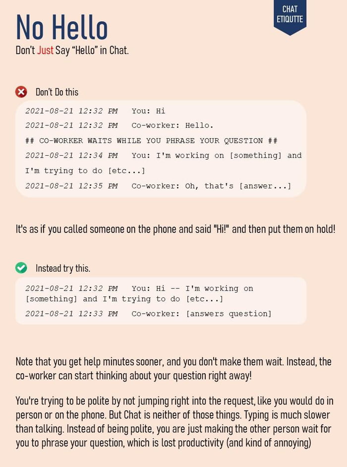 Don't just say Hello! - 9GAG