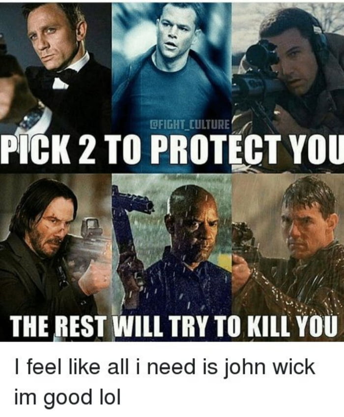 I Choose John Wick 9GAG