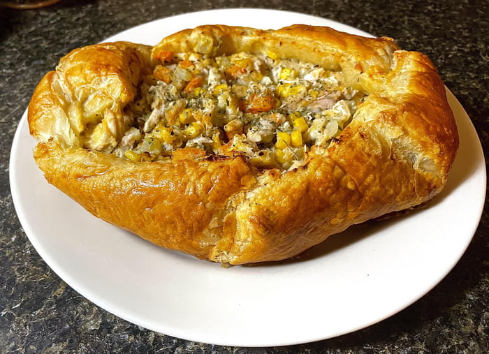 Chicken pot pie galette 9GAG