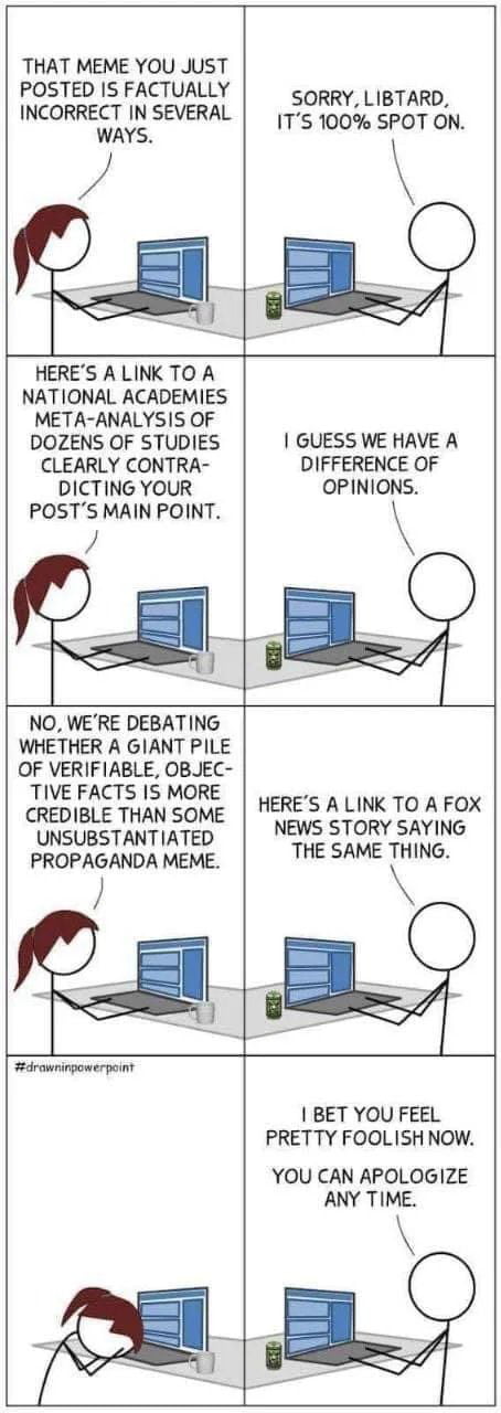 Arguing with a far rightwinger - 9GAG