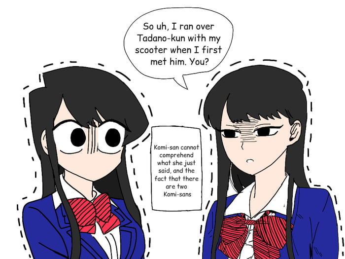 Komi-san meets Oneshot Komi-san - 9GAG