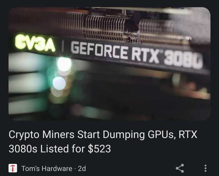 Yooo gpu shortage finally over? - 9GAG