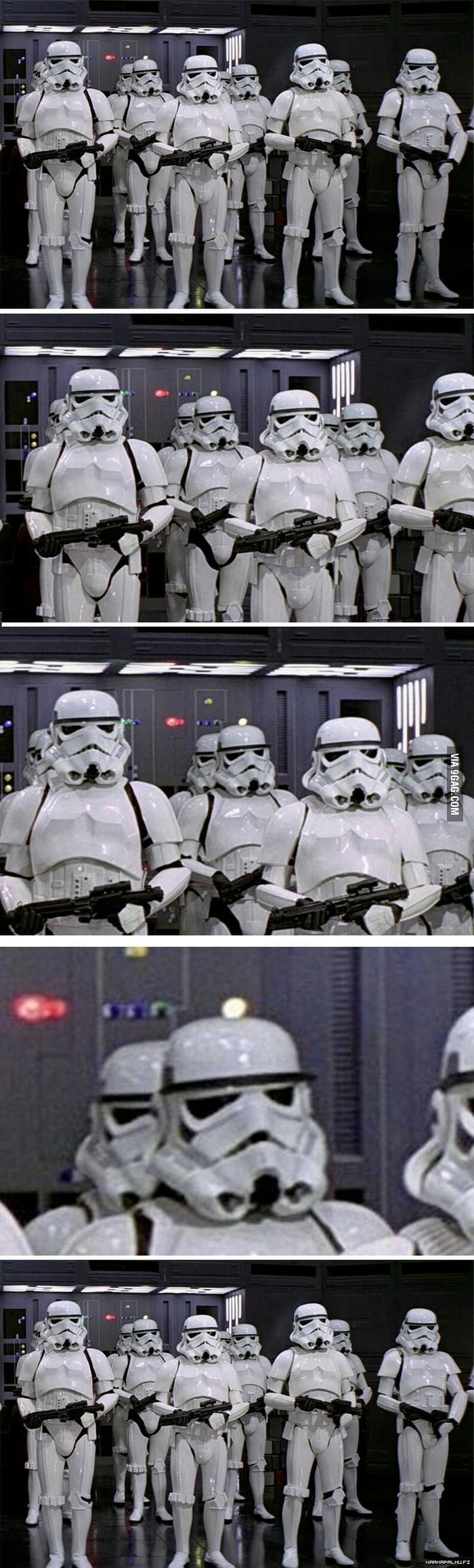 Stormtrooper face swap - 9GAG