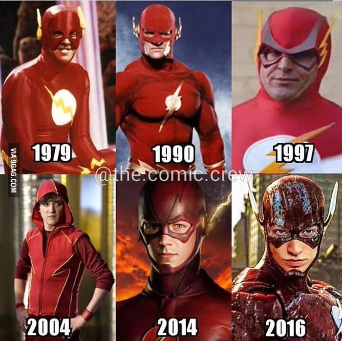 Different versions of the flash - 9GAG