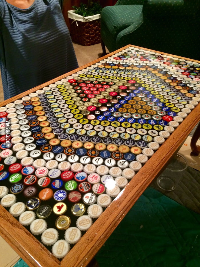 Beer Cap Table Project 9GAG