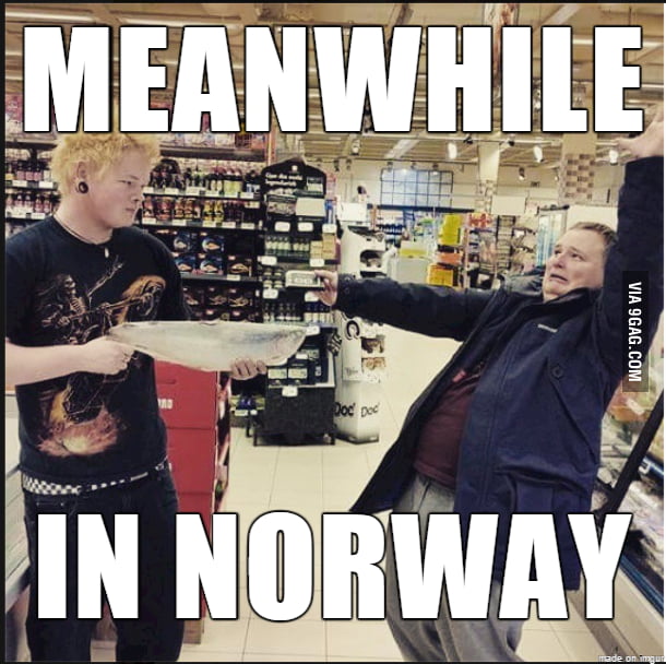 A robbery in Norway - 9GAG