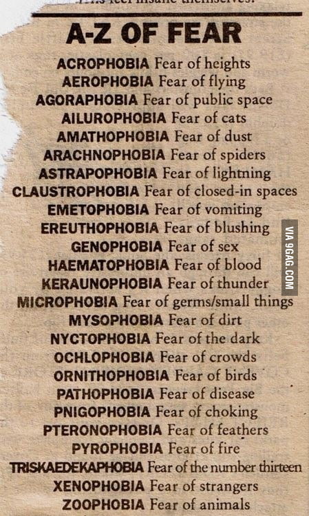 Dictionary Of Fears 9GAG dictionary-of-fears-9gag