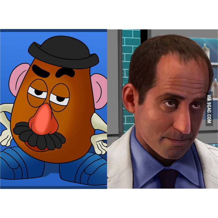 Dr Taub from House is Mr Potato Head without the mustache. 9GAG