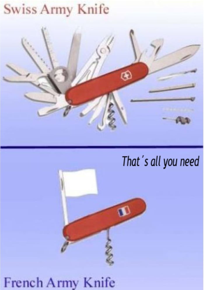 French Army knife 9GAG
