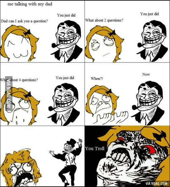 Rage Comics Porn - Troll dad.. old rage comics - 9GAG