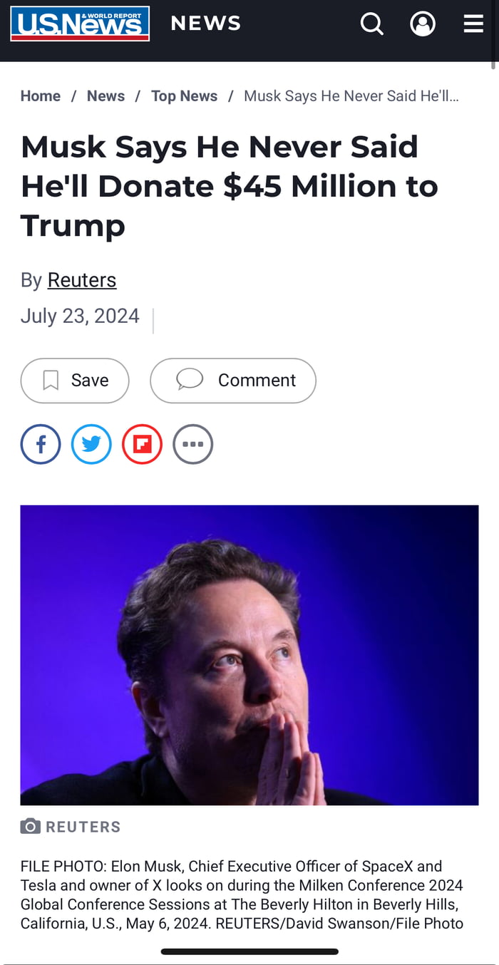 If Musk Keeps Up This Level Of Lying Hell Be At The Top Of The Maga