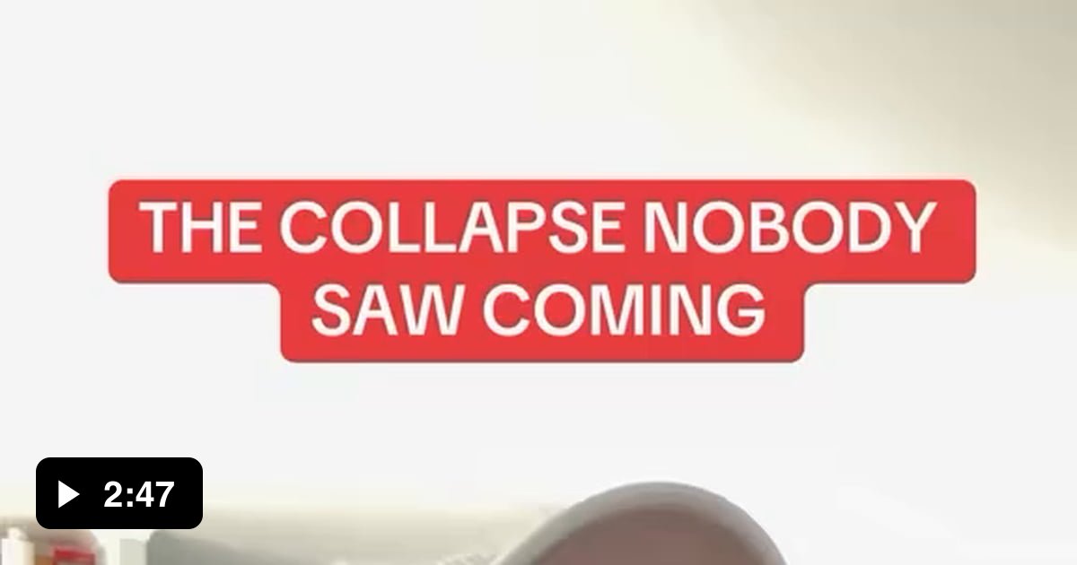 The collapse nobody saw coming... 9GAG