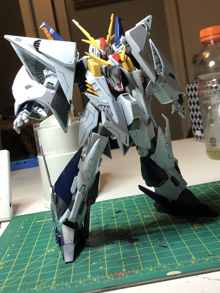 HGUC Xi Gundam - pretty much just oob with panel lines and a few tweaks ...