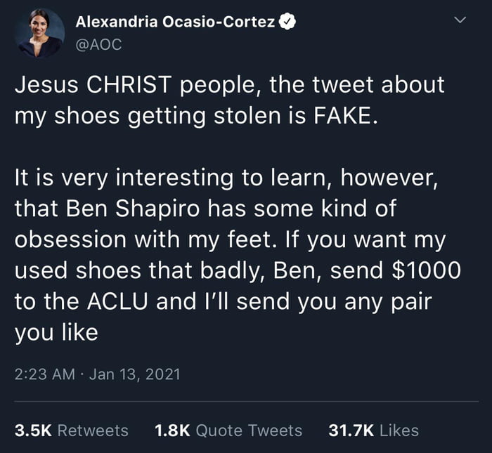 aoc ben shapiro