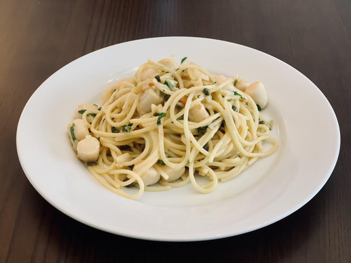 Scallop Spaghetti Aglio e Olio 9GAG