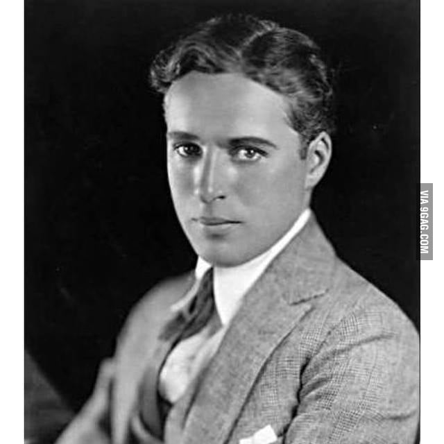 Charlie Chaplin  without make  up  9GAG