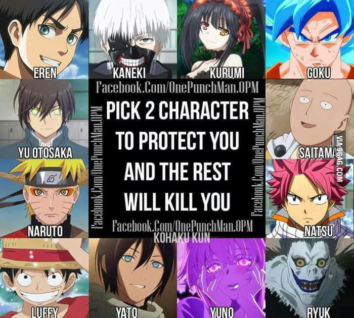 Mine is kaneki and saitama. - 9GAG