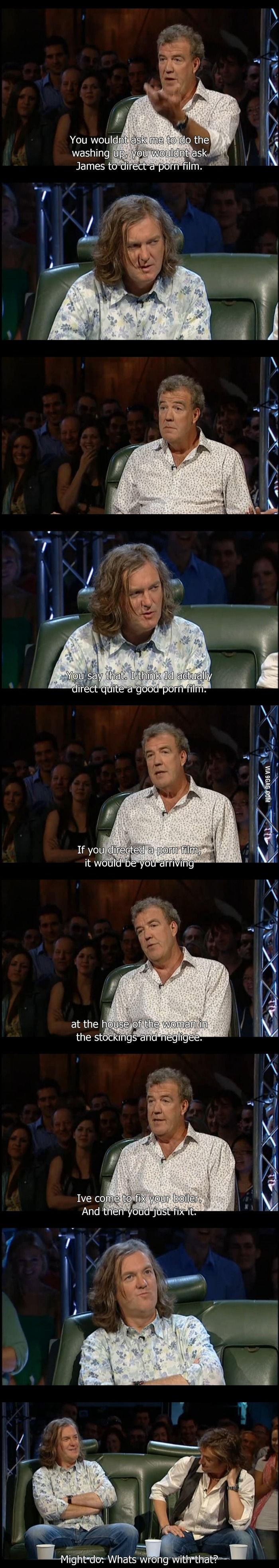 James May directing a porn film - 9GAG