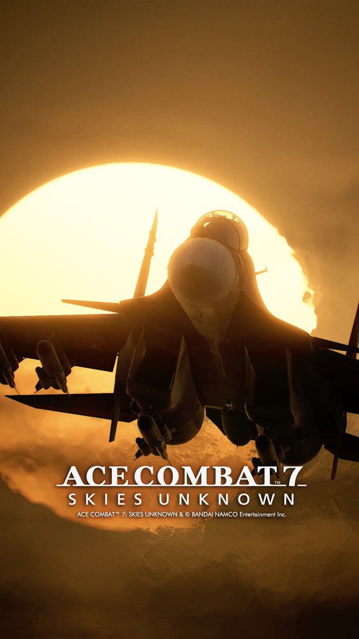 Any Ace Combat Fans Out There Just Sharing This Awesome Wallpaper On My Phone 9gag