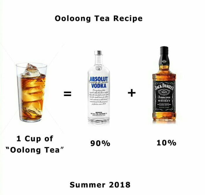 A simple "oolong tea" recipe from grand blue dreaming *brings out