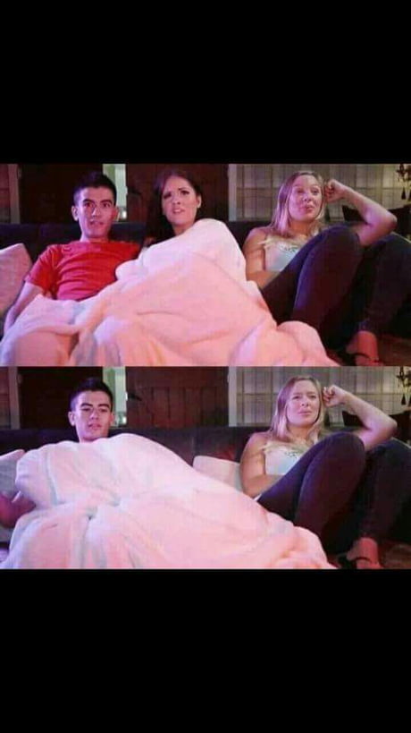 Jordi El Nino Watching Horror Movie - When your cousin gets scared while you're watching a horror movie ...