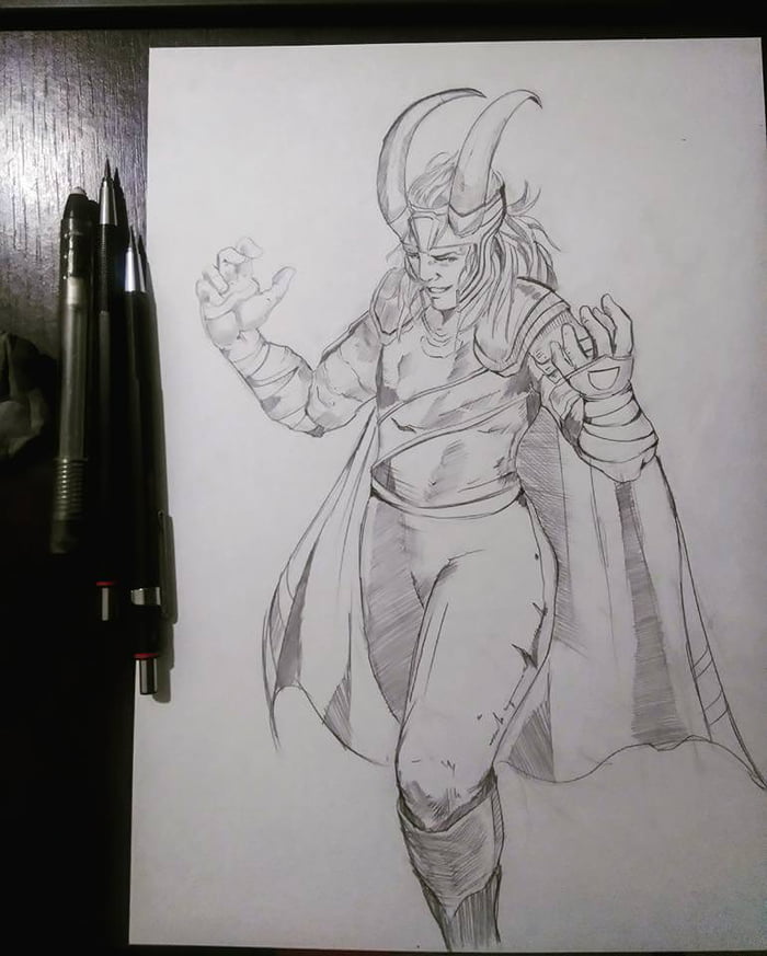 Loki Drawing | How to draw | Loki - YouTube