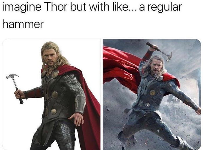 Thor is about to nail Thanos - 9GAG
