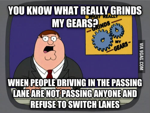 Traffic Would Move So Much Faster If People Followed The Rules And Weren t So Stubborn 9GAG
