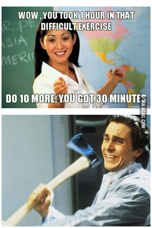 My reaction with my Math teacher after this. - 9GAG
